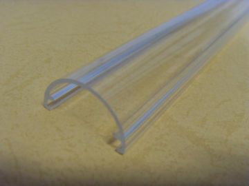 frosted PC cover Durable extrusion PMMA profile LED lampshade , 600mm / 900mm length