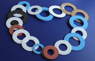 White Ptfe Teflon Gasket / Teflon Flange Gaskets For Automotive