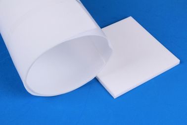 Skived PTFE Teflon Sheet / Soft Pure White Polytetrafluoroethylene Sheet For Pump 50mm Thickness