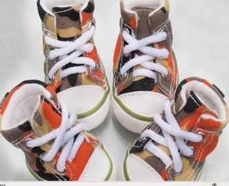 Customized Rubber Sole PET outdoor Dog Shoes for Spring / Winter