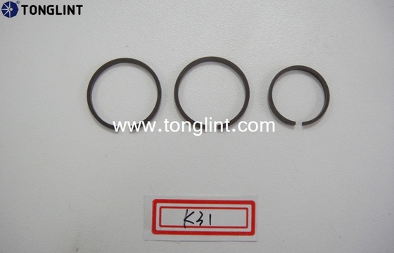 Turbocharger / Süpercharger Setleri için Yüksek hassasiyetli KKK Motor Turbo Piston Halkaları K31
